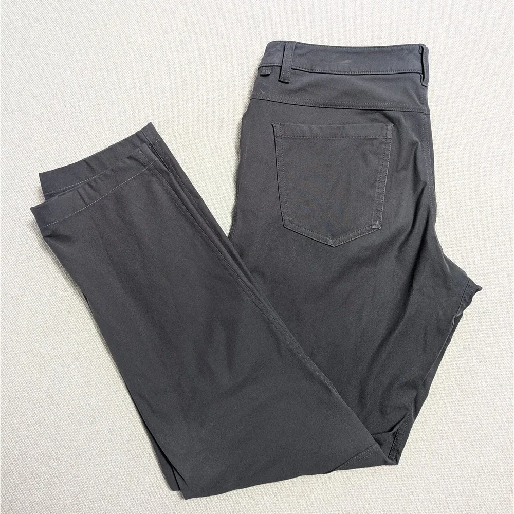 Lululemon ABC Pants Men's Dark Gray 31x31 Warpstreme Stretch Slim Fit
